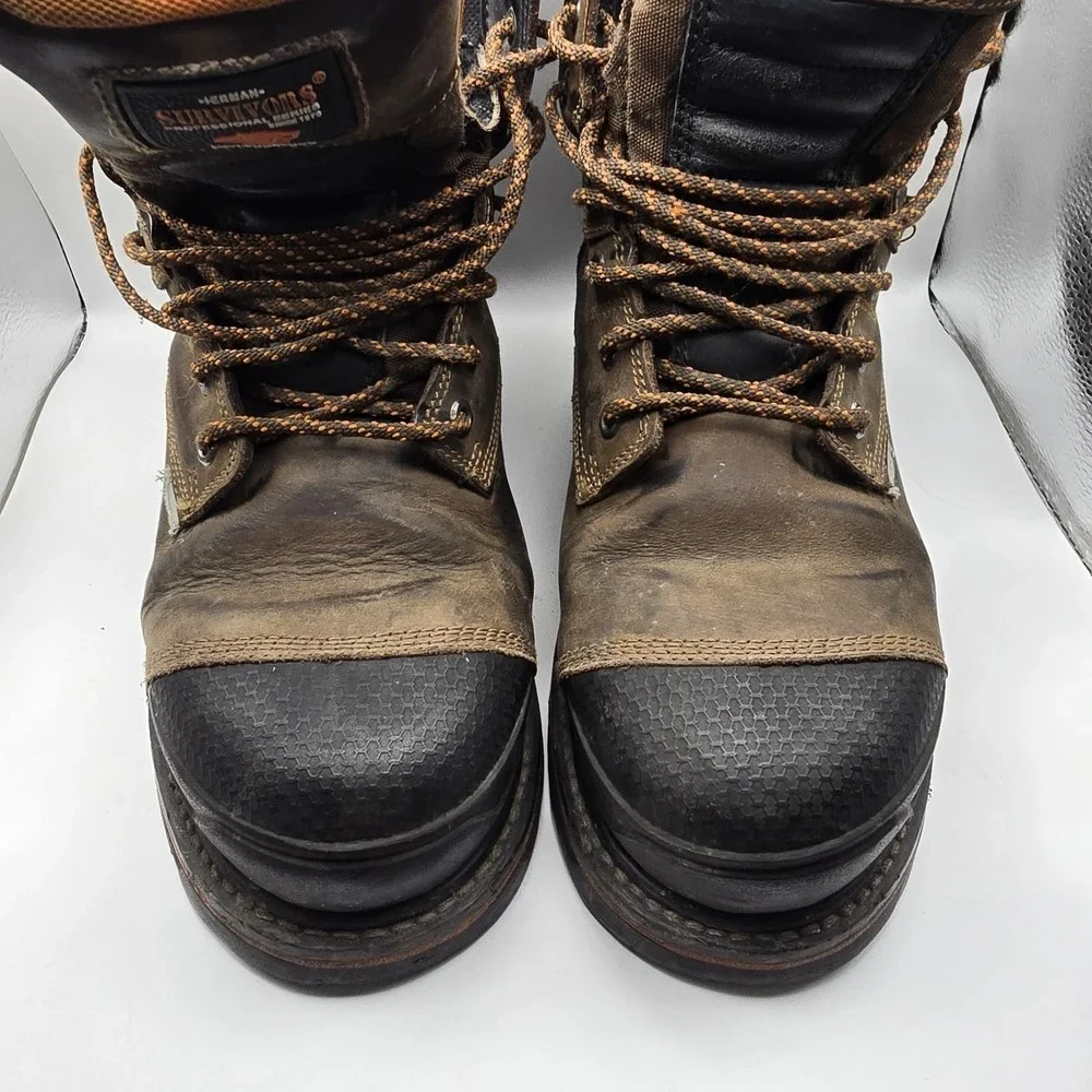 Herman Survivors Professional Series Waterproof Steel Toe Work Boots Men's 9.5